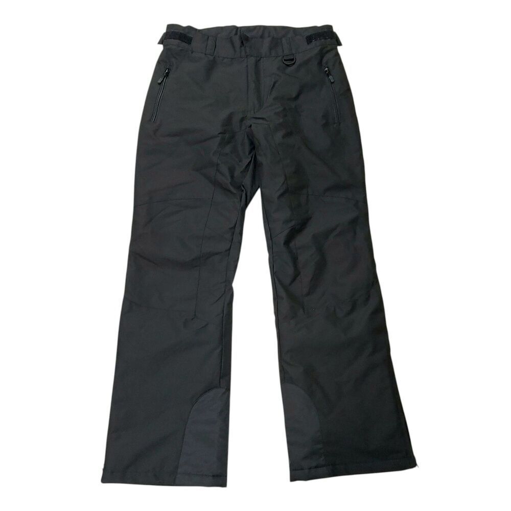Rawik Snow Pants Adults Large Black Insulated Ankle Zip Ski Snowboarding Winter